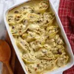 Vegan Garlic and Mushroom Stuffed Pasta Shells Recipe