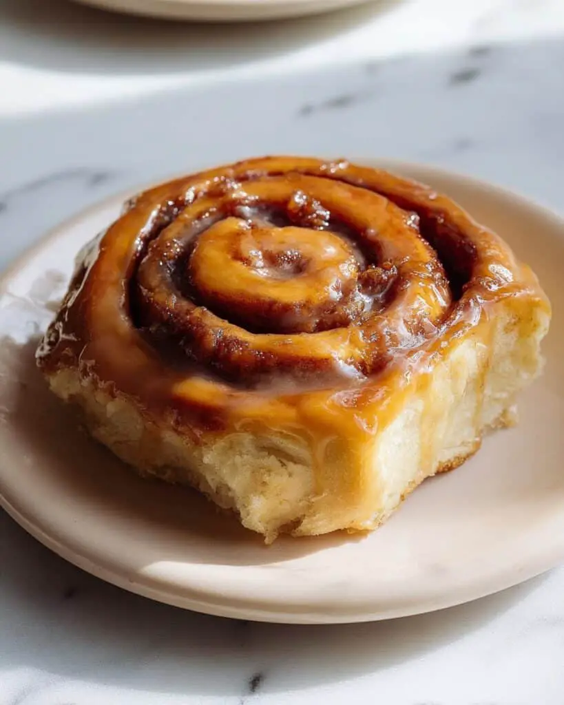 Banana Bread Cinnamon Rolls with Banana Caramel Glaze Recipe
