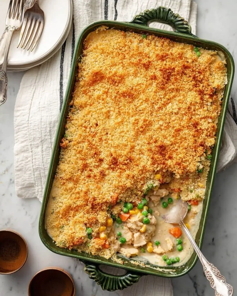 Crustless Chicken Pot Pie Recipe