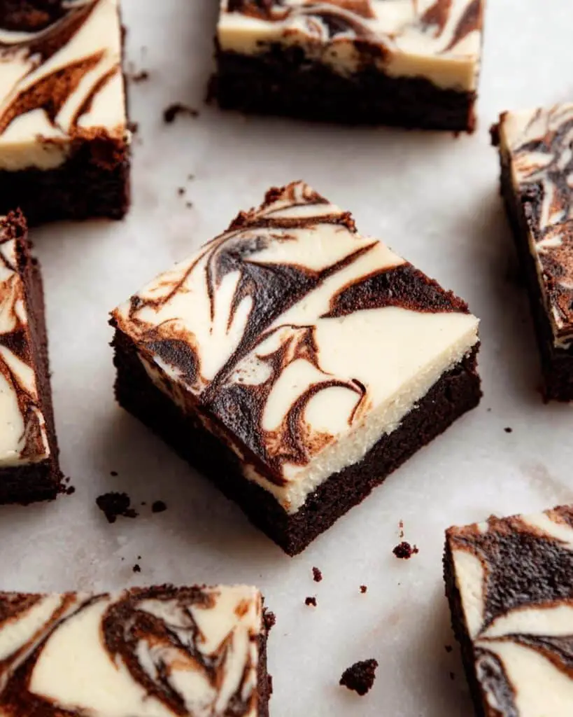 Cheesecake Marble Brownies Recipe