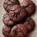Double Chocolate Chickpea Flour Cookies Recipe