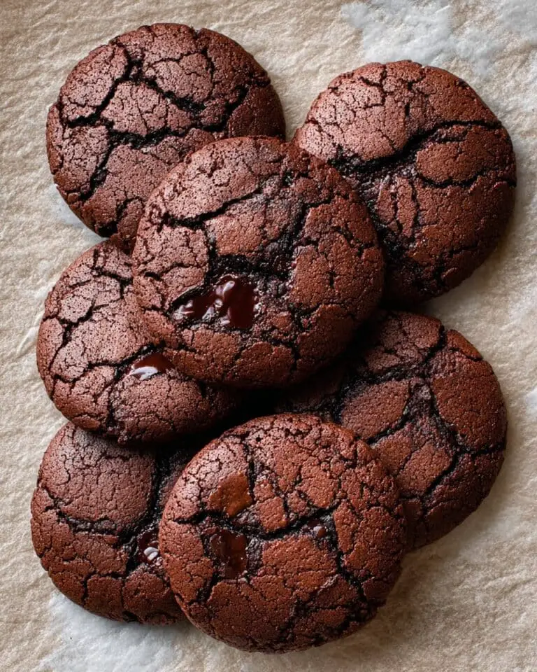 Double Chocolate Chickpea Flour Cookies Recipe