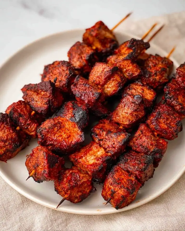 Tandoori Chicken Skewers (Air Fryer, Grill, Oven & BBQ) Recipe