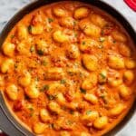 Gnocchi with Tomato Sauce and Melted Cheese Recipe