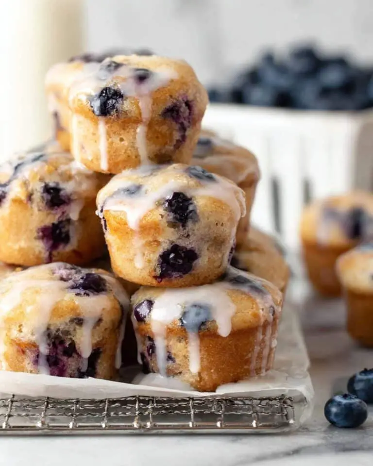 Baked Blueberry Fritter Bites Recipe