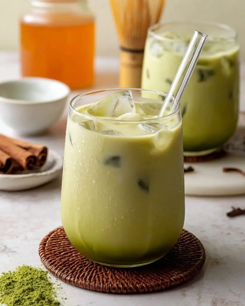 Homemade Banana Matcha Latte Recipe