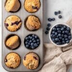 Earl Grey Blueberry Crumb Muffins Recipe