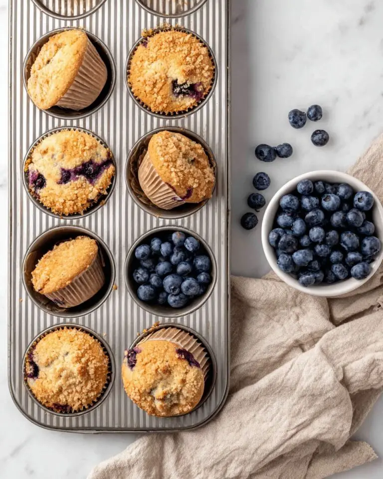Earl Grey Blueberry Crumb Muffins Recipe