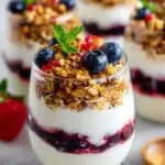 Greek Yogurt Parfait with Berries and Granola Recipe