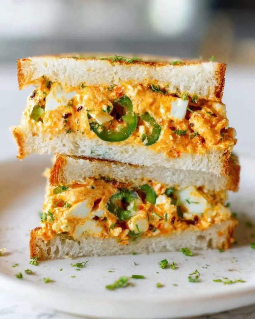 Crispy Egg Salad with Mozzarella, Sriracha, and Chives Recipe