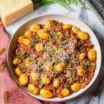Gnocchi Bolognese Recipe