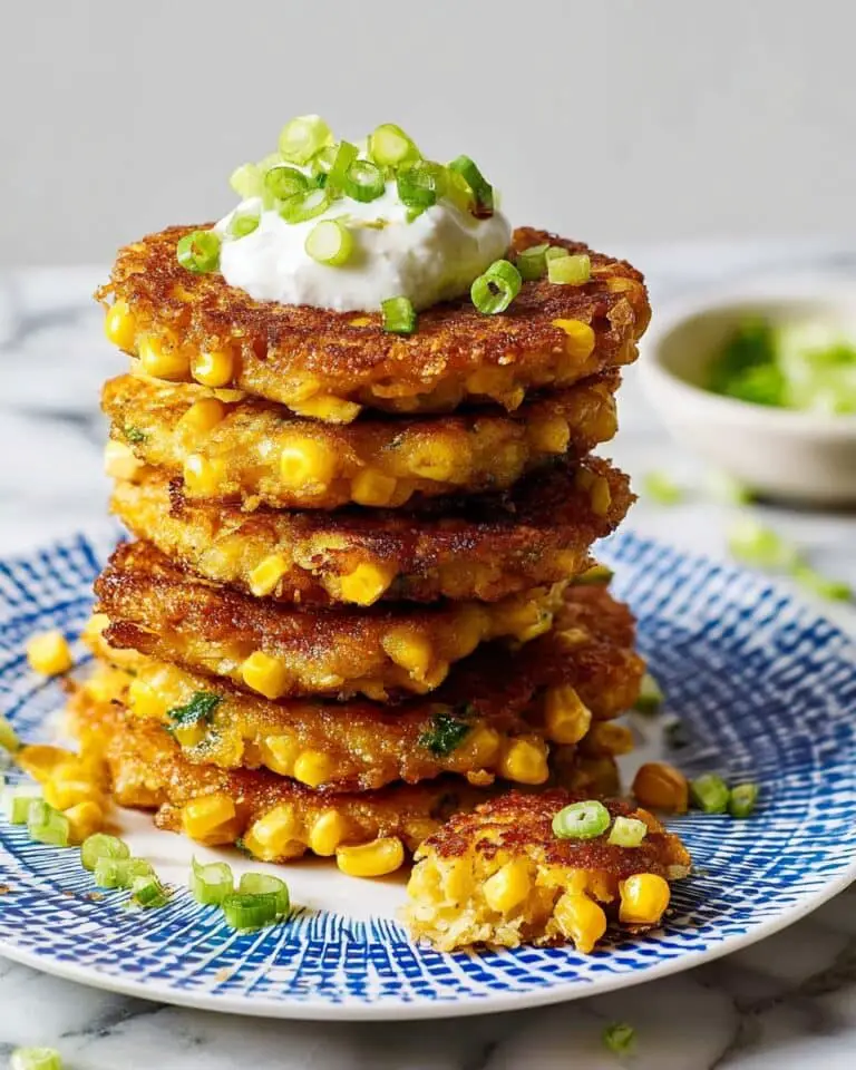 Sweet and Savory Corn Fritters with Cheddar and Scallions Recipe