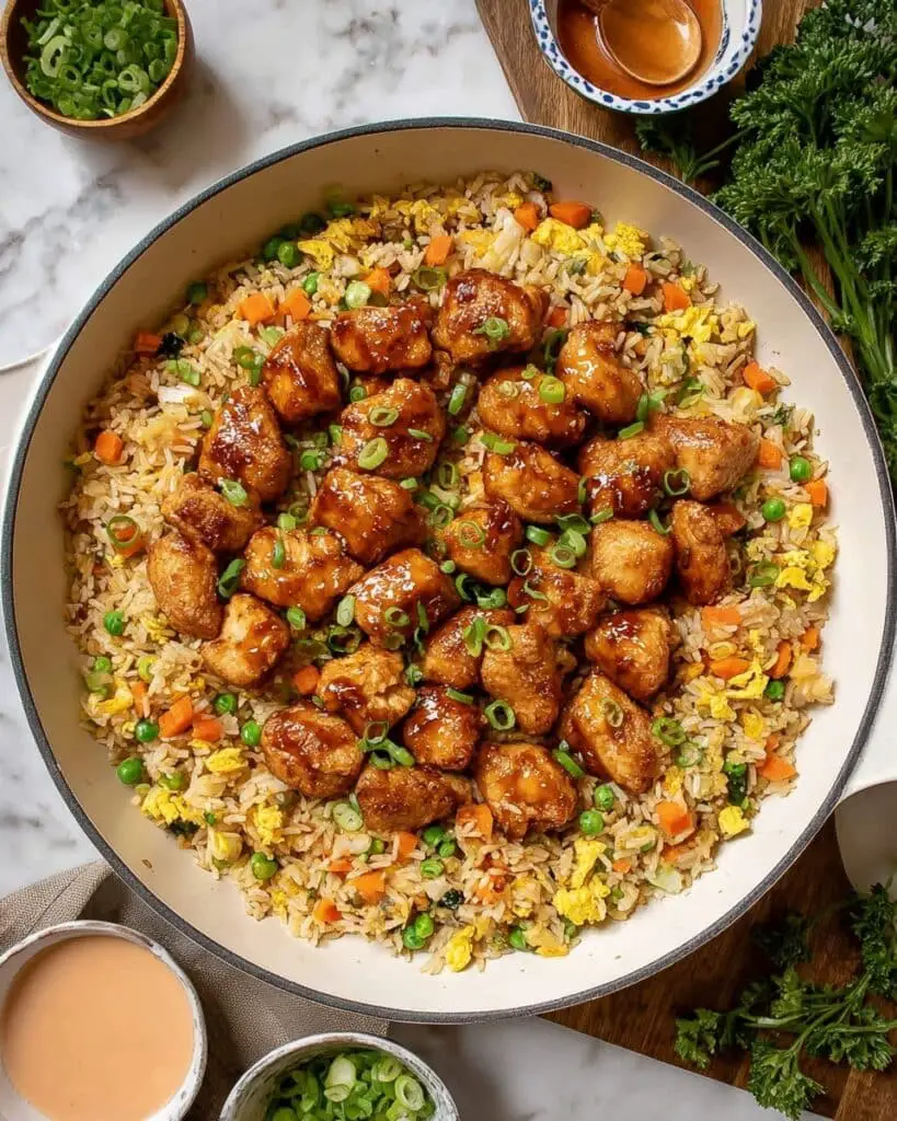Bang Bang Chicken Fried Rice Recipe