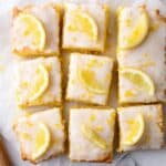 Easy Lemon Brownies With Lemon Glaze Recipe