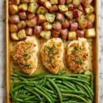 Parmesan Crusted Chicken Sheet Pan Dinner Recipe