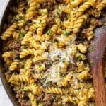 One Pot Beef and Garlic Butter Pasta Recipe