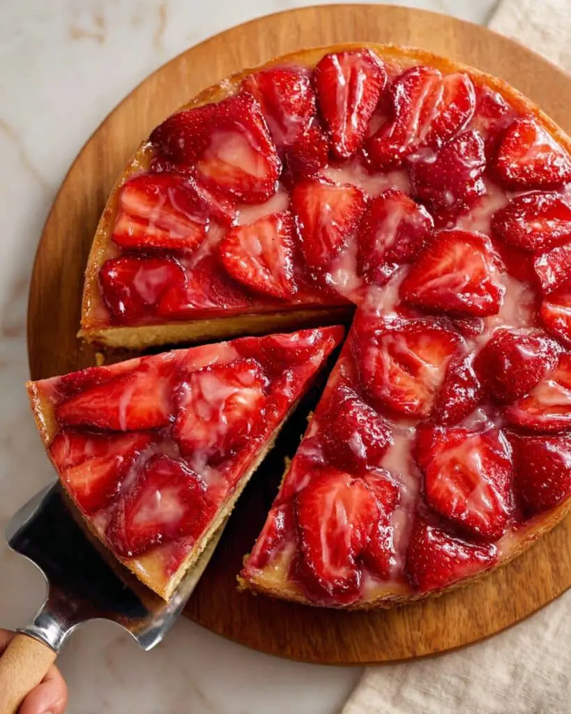 Strawberry Upside-Down Cake Recipe