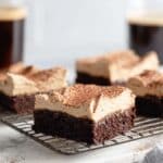 Mocha Brownies with Cafe Latte Frosting Recipe