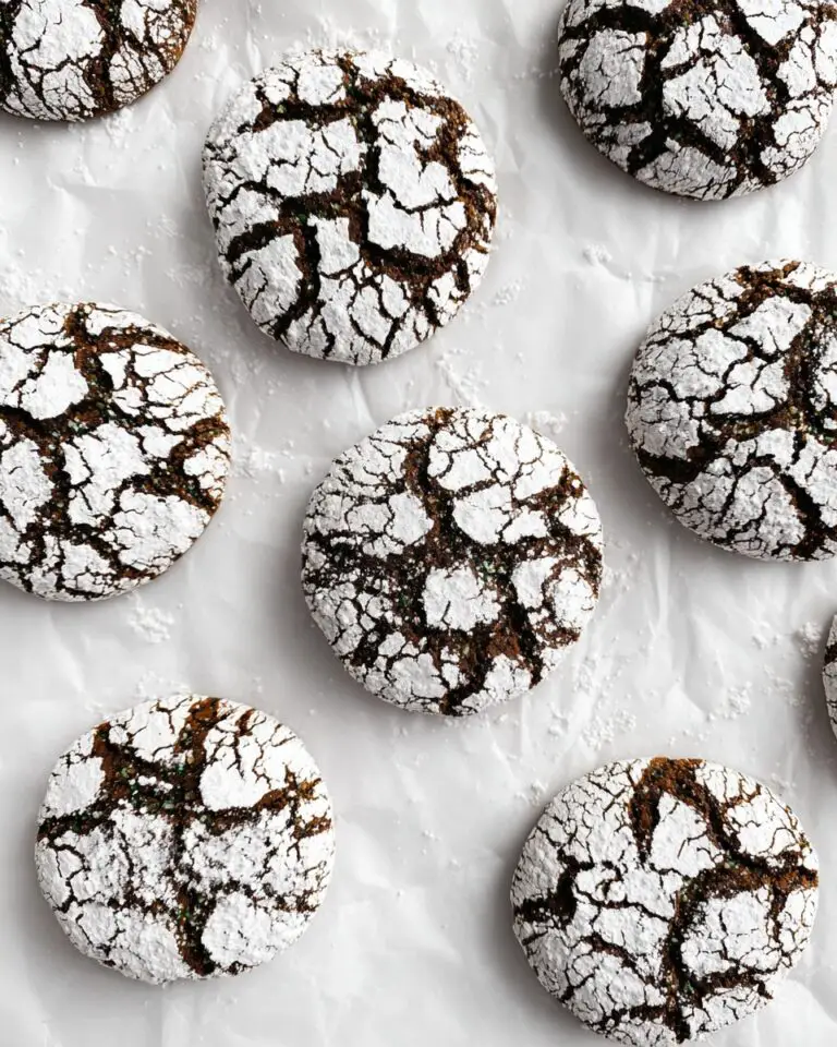 Chocolate Crinkle Cookies Recipe