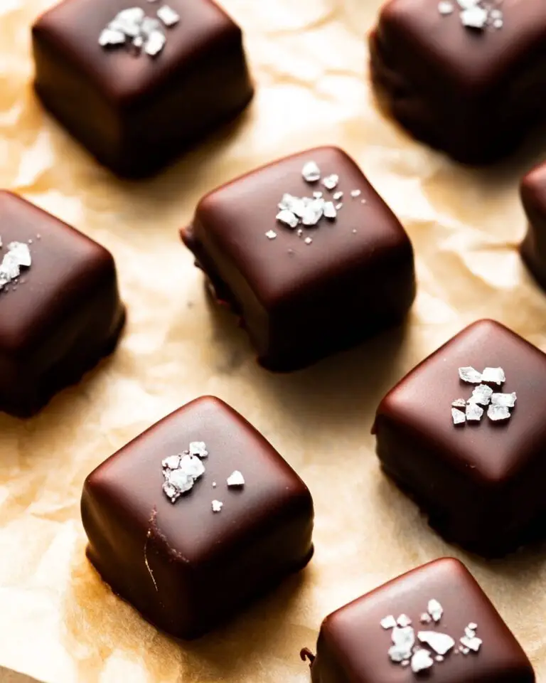 Salty Chocolate Date Caramels Recipe