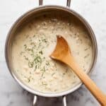 Easy Rosemary Garlic White Bean Soup Recipe