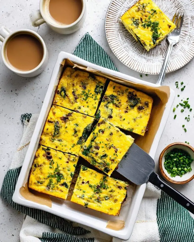 Spinach Artichoke Sun-Dried Tomato Breakfast Casserole Recipe