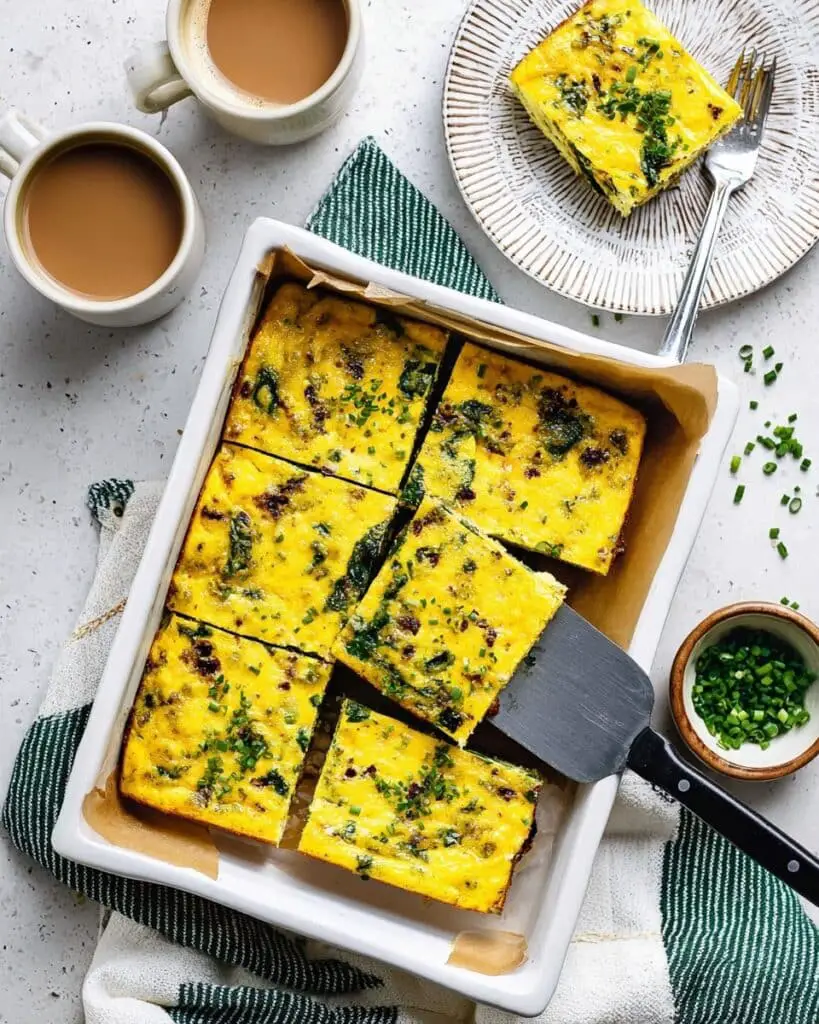 Spinach Artichoke Sun-Dried Tomato Breakfast Casserole Recipe