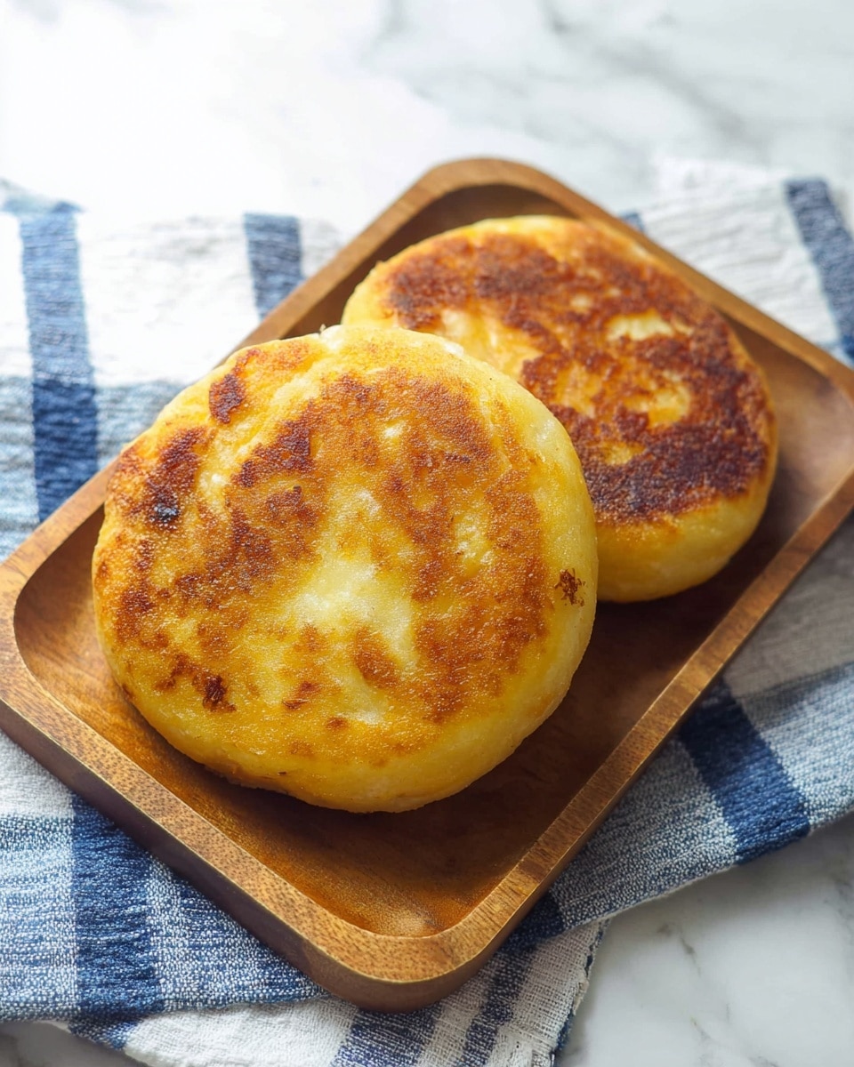Korean Potato Cheese Pancakes Recipe