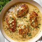 Creamy Garlic Chicken in White Sauce Recipe
