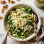 Lemon Basil Arugula Pasta Salad Recipe