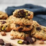 Pistachio Cream Chocolate Chip Cookies Recipe