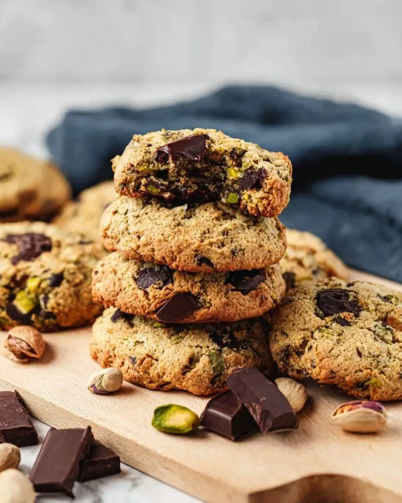 Pistachio Cream Chocolate Chip Cookies Recipe