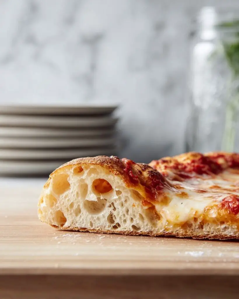 Crispy Artisan Pizza Dough with Bubbly Crust Recipe