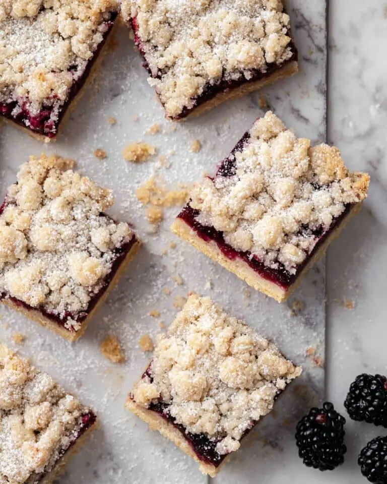 Easy Blackberry Pie Bars Recipe