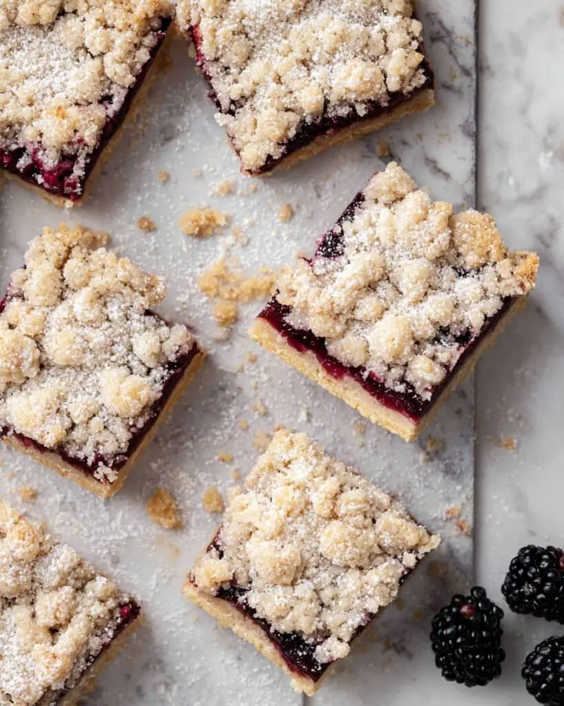 Easy Blackberry Pie Bars Recipe