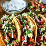 Baja Fish Tacos with Crispy Batter, Fresh Pico de Gallo, and Creamy White Sauce Recipe