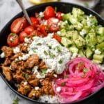 Tzatziki Chicken Bowls with Cucumber Salad Recipe