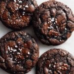 Chewy Double Chocolate Sourdough Cookies Recipe
