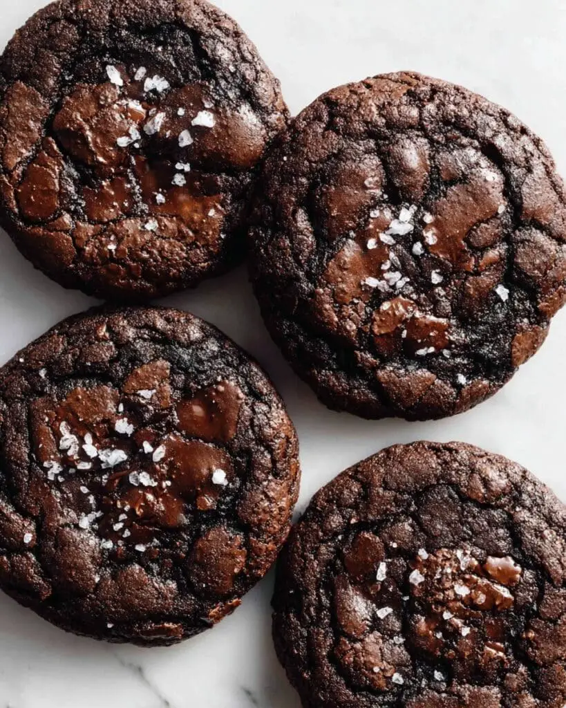 Chewy Double Chocolate Sourdough Cookies Recipe