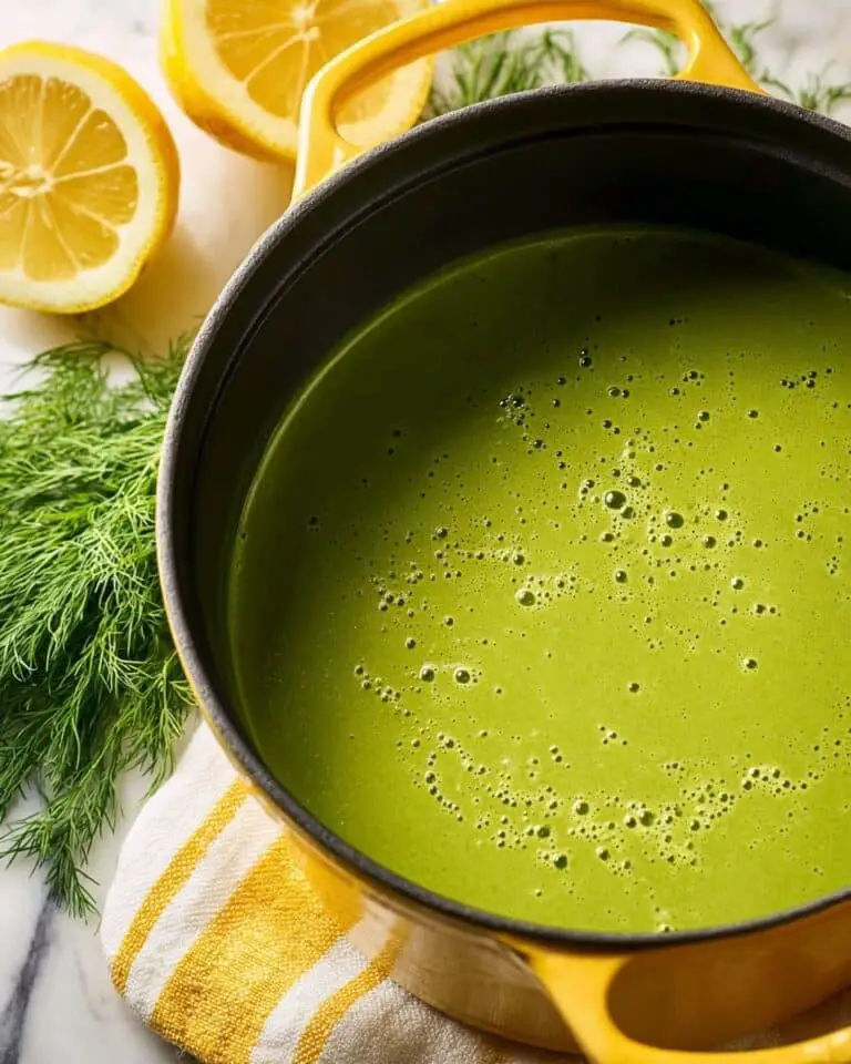 Asparagus Soup with Lemon, Peas, and Cream Recipe