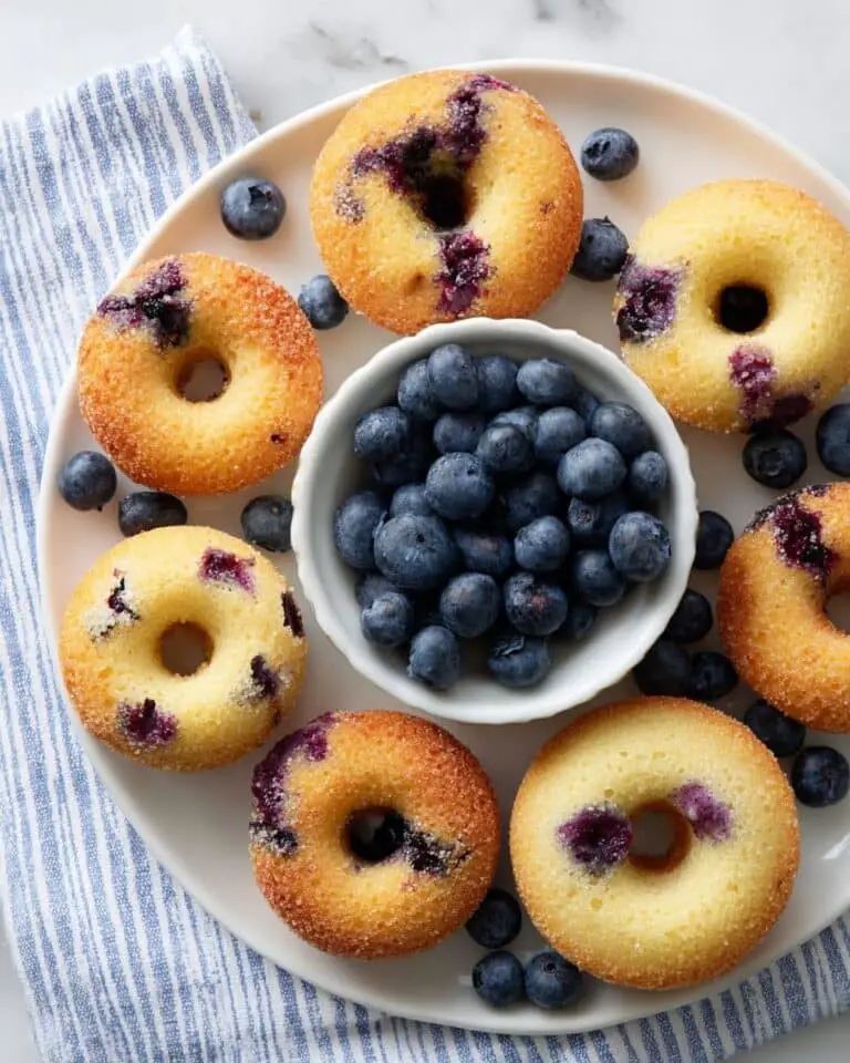 Baked Blueberry Doughnuts Recipe