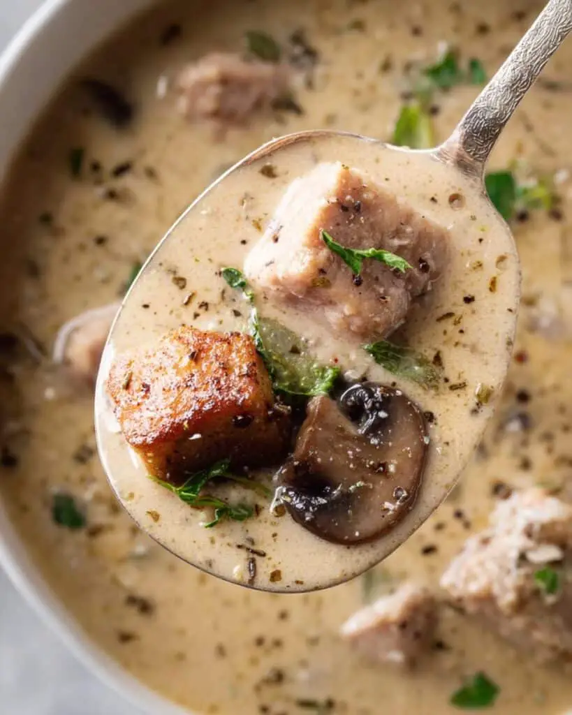 Creamy Crockpot Beef Stroganoff with Egg Noodles Recipe