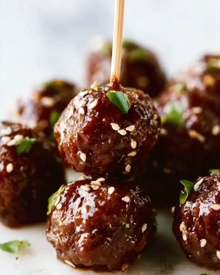 Saucy Asian Meatballs Recipe