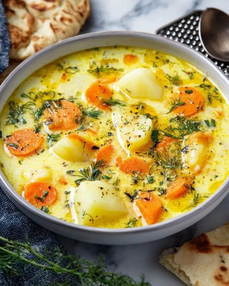 Creamy Potato Dill Soup (Zupa Koperkowa) Recipe