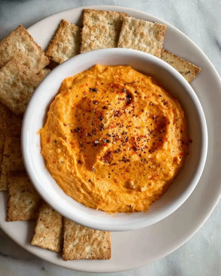 Roasted Red Pepper and Feta Dip Recipe