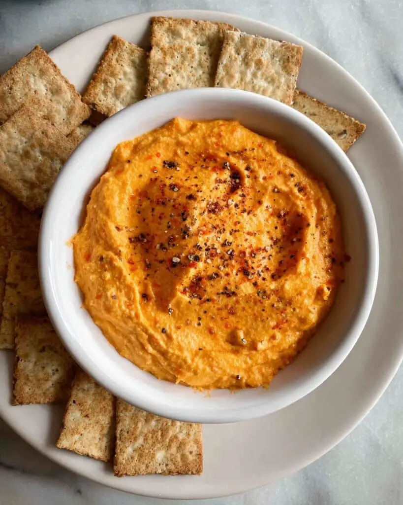 Roasted Red Pepper and Feta Dip Recipe