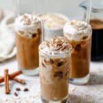 Iced Maple Cinnamon Oat Milk Lattes Recipe