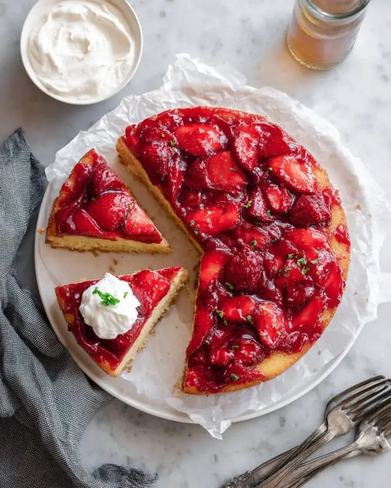 Strawberry Upside Down Cake Recipe