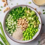 Cucumber Edamame Salad with Creamy Miso Dressing Recipe