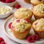 White Chocolate Raspberry Muffins Recipe